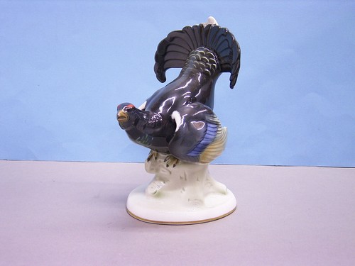 Porzellanfigur auerhahn neu - porzellanfigur, auerhahn,