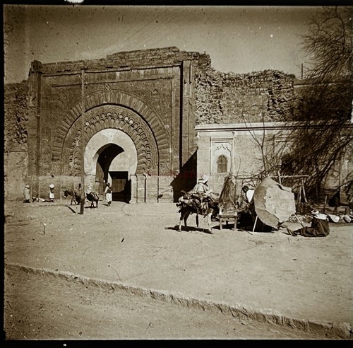 Marokko marrakesch bab agnaou - marokko,