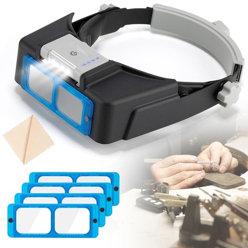 Stirnband lupe mit - mit, licht