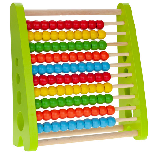 Rechenschieber kinder holz 100 - rechenschieber,