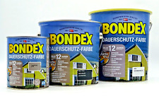 BONDEX Dauerschutz Farbe Deckfarbe Wetterschutz für Holz PVC Stahl Kunststoff