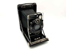 KW Patent Etui Plattenkamera mit Carl Zeiss Tessar 1:4.5 f=12cm Compur 0