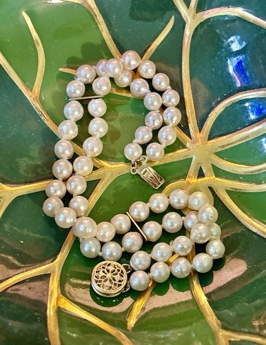 Vintage 14k gold perlen - vintage,