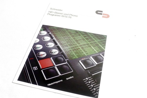 Originaler katalog schneider - originaler, katalog: