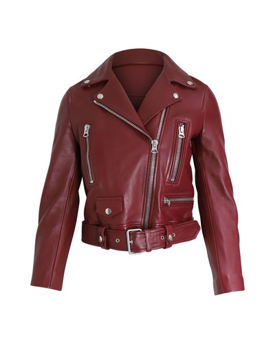 Acne studios bikerjacke rot - in,