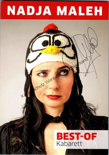 Original autogramm nadja maleh - original,