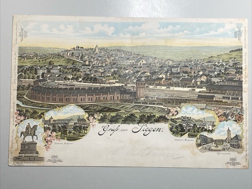 1900 4fach litho ak - ~1900,