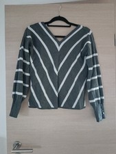 Gestreifter Pullover, Mit