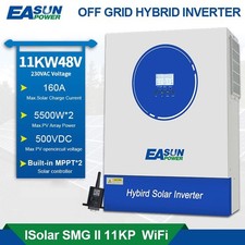 Easun 11KW Solar-Wechselrichter Parallel-Off-Grid-Inverter 160A Dual-MPPT WLAN