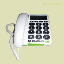 Doro PhoneEasy 312 cs Großtastentelefon große Tasten Senioren weiss 