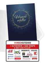50 Euro Wunschgutschein Gutscheincode Geschenk Guthaben Code Coupon Neu
