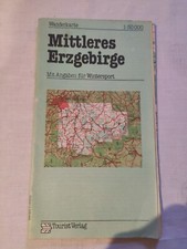 Wanderkarte DDR Mittleres