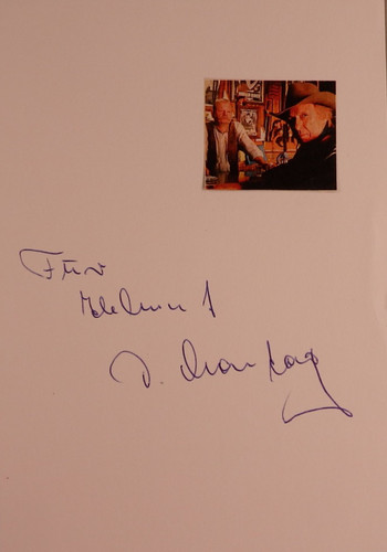 Autogramm deutscher und - deutscher, tv-