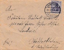 Briefumschlag / Brief „Hadmersleben / Kreis Wanzleben“ - Gest.: 1920 - Selten!!