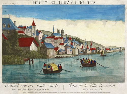 Zürich original kupferstich - zürich,