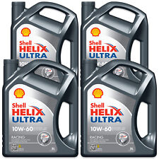 4x Shell Helix Ultra Racing 10W-60 VW 501.01 505.00 Ferrari BMW M Motoröl 5L