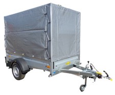 PKW-Anhänger Humbaur HA 132513 KV mit Plane Tieflader Hänger KFZ Camping