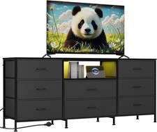 Schrank mit led - tv,