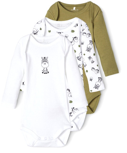 Name baby body 3 teilig - baby,