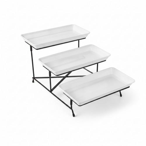Stöckige dessert etagere - 3-stöckige, dessert-etagere