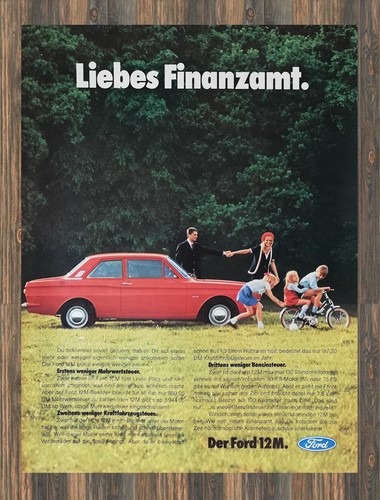 Ford taunus 12m reklame - 12m,