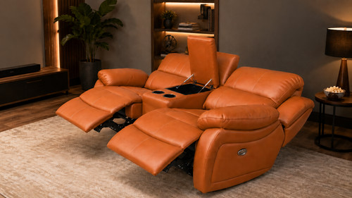 Sitzer leder kinosofa - 2-sitzer,