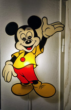 Mickey Mouse 80er Wandlampe
