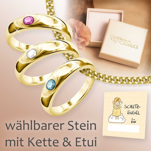 Clever schmuck gold taufring - schmuck,