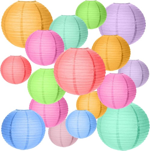 Papierlaterne stück bunt - papierlaterne,