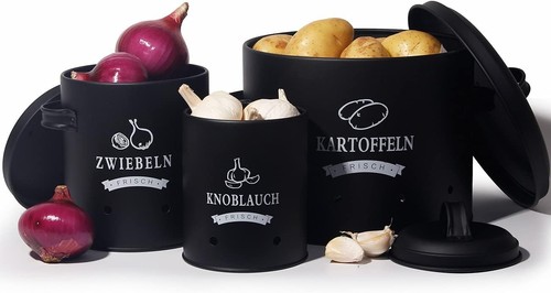 Metall vorratsdosen set - vorratsdosen,