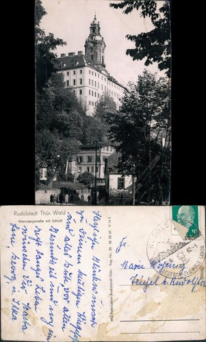 Ansichtskarte rudolstadt - ansichtskarte,