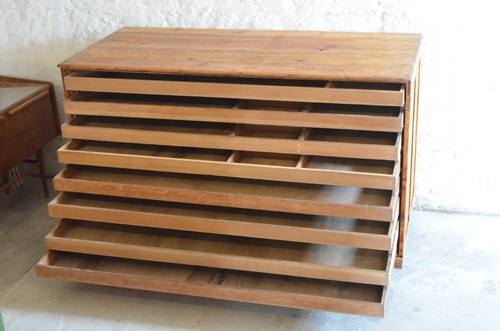 Planschrank grafikschrank - planschrank, |
