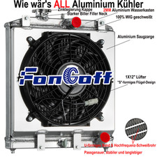 4 Reihig Kühler + Lüfter