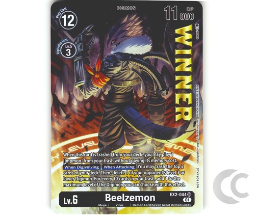 Beelzemon ex2 044 winner - ex2-044,