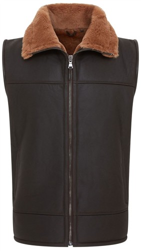 Herren braun lammfell - braun,