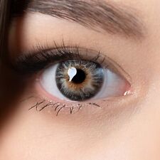 Kontaktlinsen grau farbig ohne