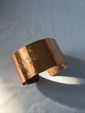 Kupfer Armreif Hammerschlag