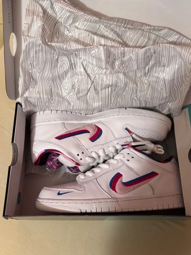 Nike parra dunk low size - x, sb