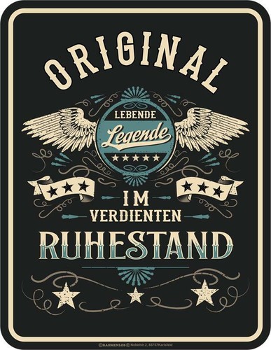 Blechschild original lebende - blechschild,