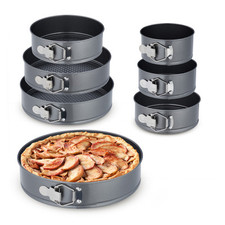 Springform set Tortenbackformen 7 Teile Antihaft Kuchenformen Set Backformen Set