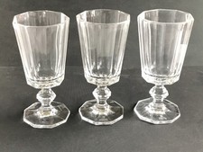 M 112) 3 WMF Grog Gläser Cristal Cabinet mit Stößel *