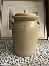 Antiker alter Sauerkraut Topf Steinzeug Maße Höhe 34 cm Durchmesser 22 cm