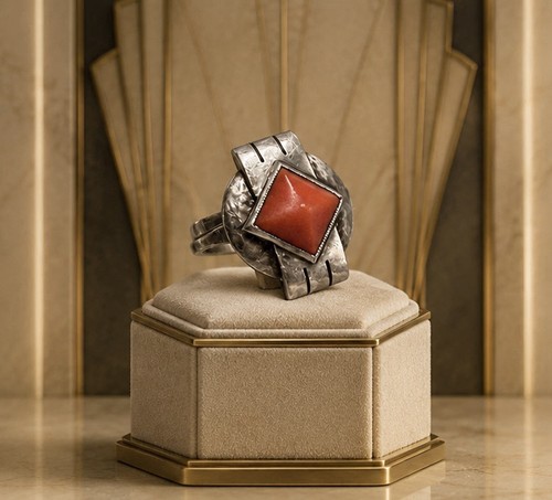 Antikes silber ring - silber,