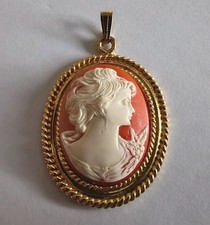 Vintage Anhänger Kamee