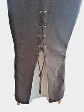 Hochwertige Stuhl Husse für Hochlehner 110 x 48 cm, braun meliert. NEU !!