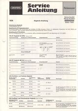 GRUNDIG - Melody-Boy 600 a - Service Abgleich Anleitung Schaltbild 1974 - B10269