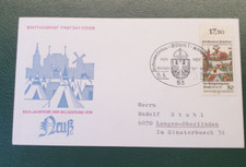Erstagsbrief, echt gelaufen ,"800 j. belagerung neuss" , so.st. bonn  15.05.1975