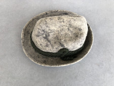 Trachtenhut für Herren mit grüner Kordel - grau - Größe 58 