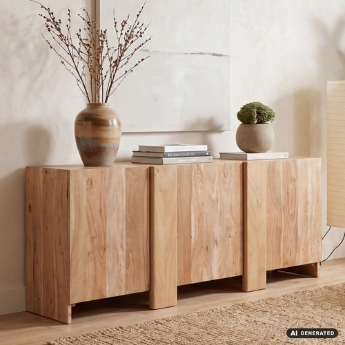Sideboard akazie massivholz - sideboard,