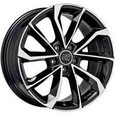 ALUFELGE MSW MSW 42 FUR SKODA OCTAVIA RS 7.5X17 5X112 GLOSS BLACK FULL POLISHED